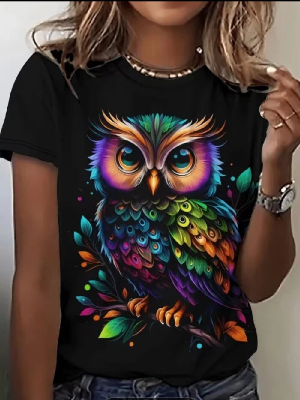 Colorful Owl T-Shirt